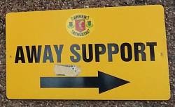 Away Supporters Sign