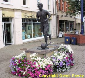 Bertie Peacock Statue Coleraine Town Centre