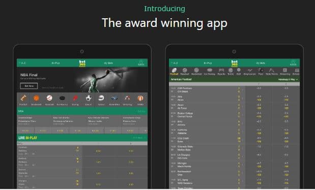 BET365 mobile app