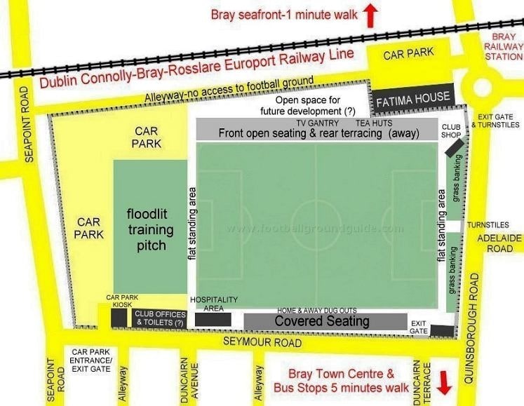 Ground Layout of Bray Wanderers