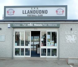 Maesdu Park Ground Entrance