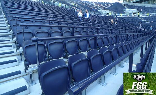 Seating With Safety Barriers At Tottenham