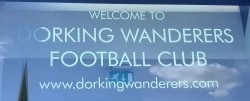 Welcome To Dorking Wanderers Window