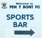 Pen Y Bont Sports Bar Sign