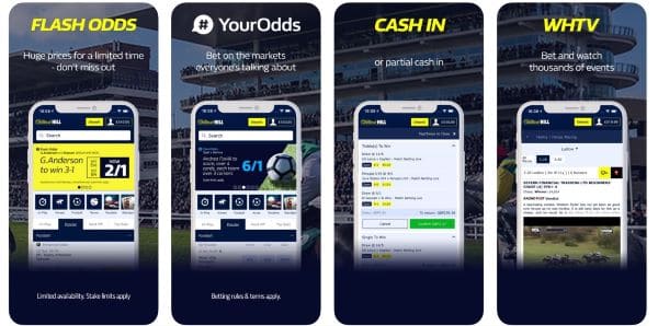 william hill mobile app