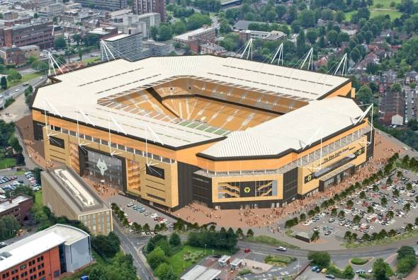 New football stadiums: News, expansions and redevelopments of UK grounds 7 Molineux Wolverhampton Expansion Plans