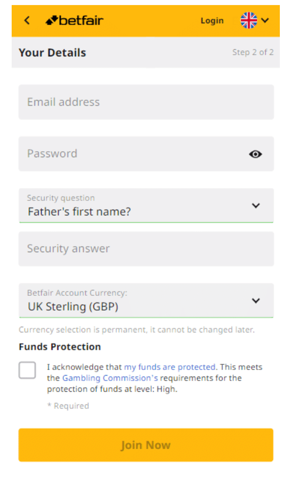 betfair sign up offer
