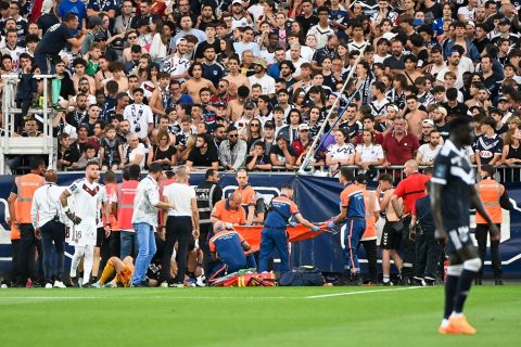 Has this Bordeaux fan just cost his team promotion to Ligue 1?