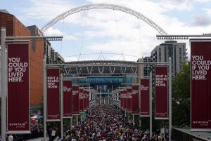 Wembley fan zones: England vs Serbia at Boxpark