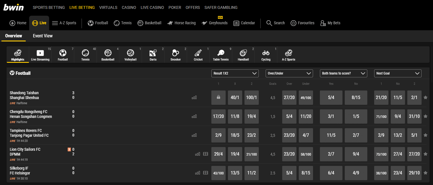 bwin live betting bwin sign up offer
