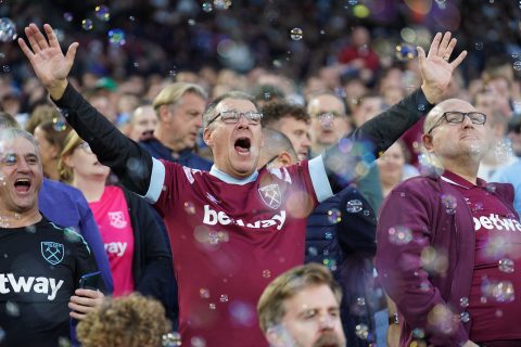 West Ham fans are banned from Freiburg away after this…