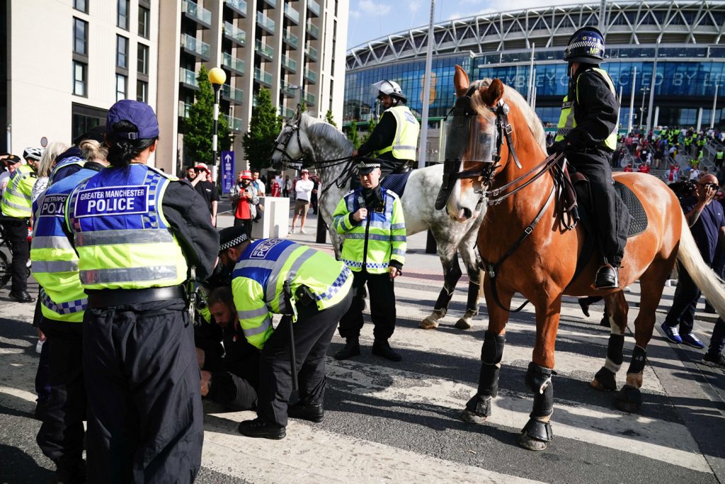 Football-related arrest made at the 2023 FA Cup Final between Manchester United and Manchester City