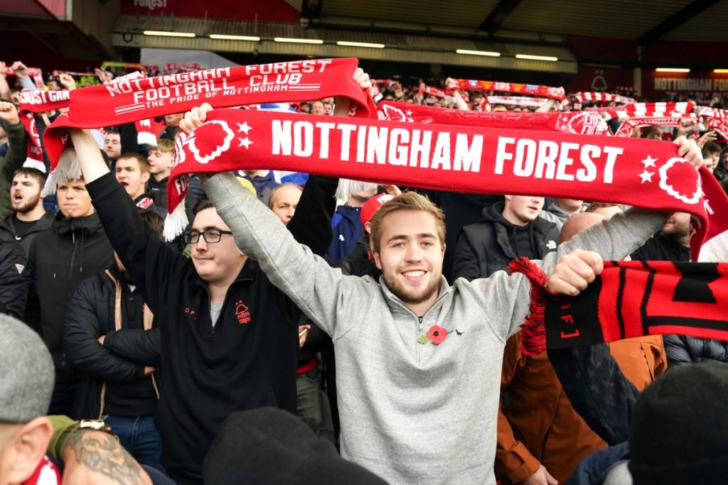 The City Ground supporters