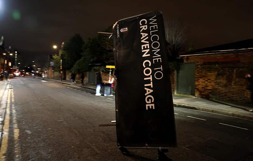 Fulham FC stadium Craven Cottage
