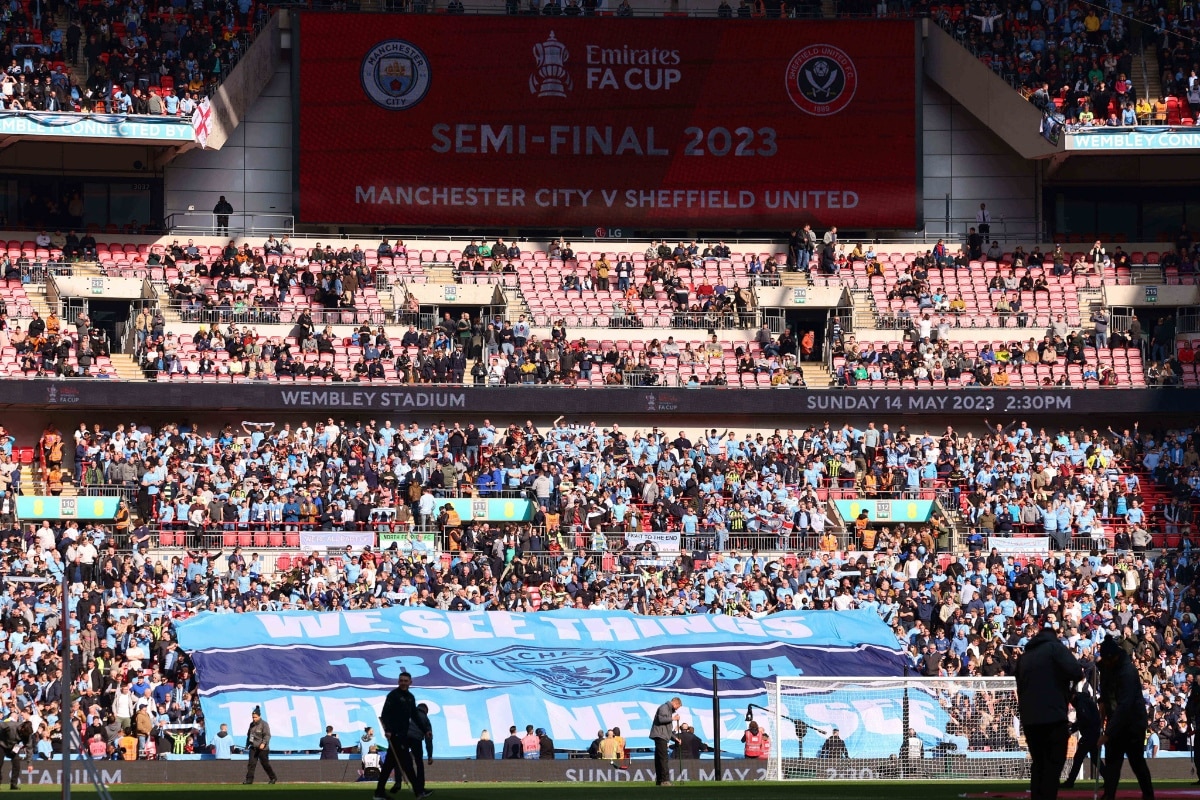 Fa Cup semi finals at Wembley