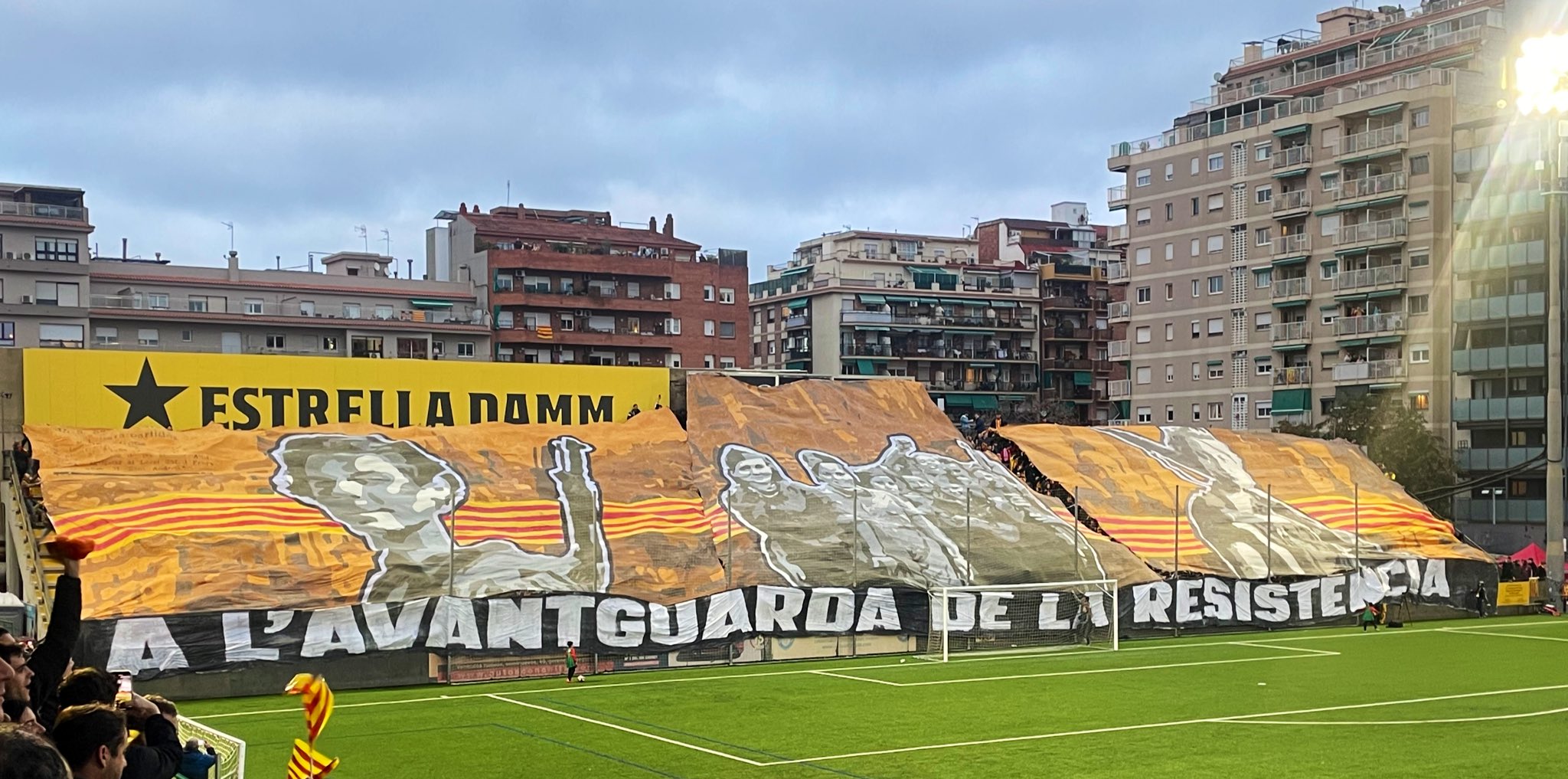 Tifo of the Week – Sant Andreu Ultras unveil spectactular display