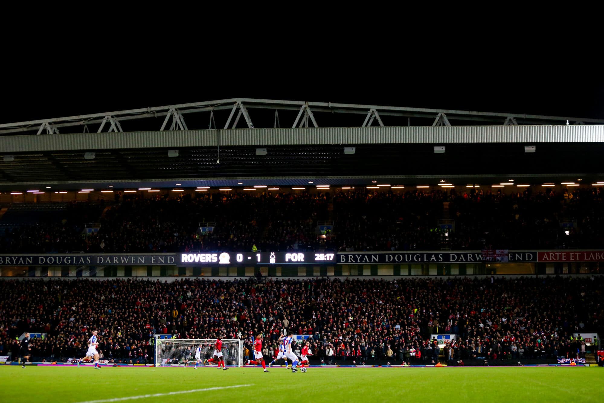 Blackburn fans throw tennis balls on pitch to protest ownership