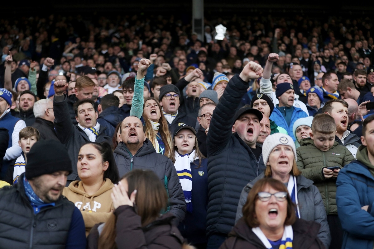 Heartwarming video of elderly Leeds fan goes viral online