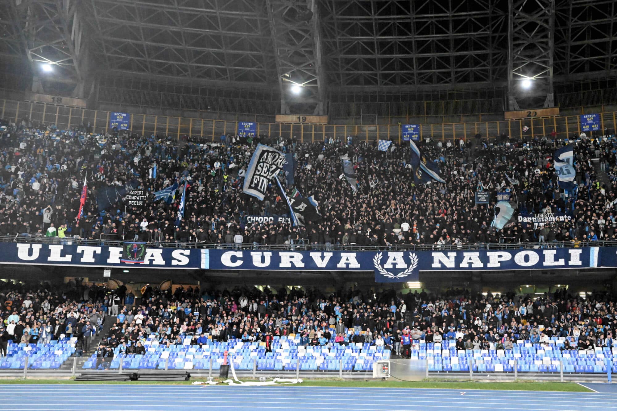 A guide to the Napoli ultras: A look at the Curva B and Curva A
