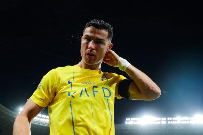 Cristiano Ronaldo banned after making offensive gesture towards fans