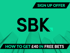 SBK sign up offer | Get £40 in free bets in 2025