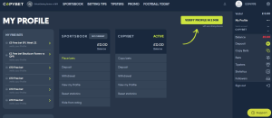 Copybet registration steps