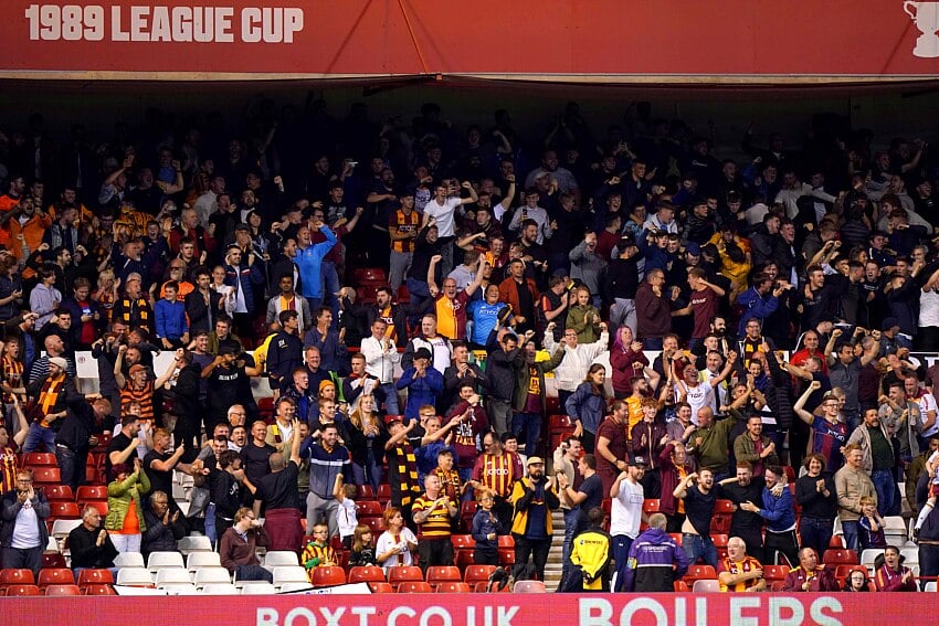 Bradford City fan handed three-year suspension for cocaine possession