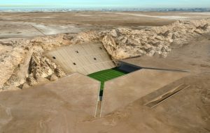 Rock Stadium in Abu Dhabi is among the weirdest football stadiums in the world