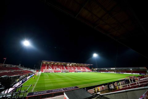 Swindon Town stadium toilet CCTV is blurred, club say