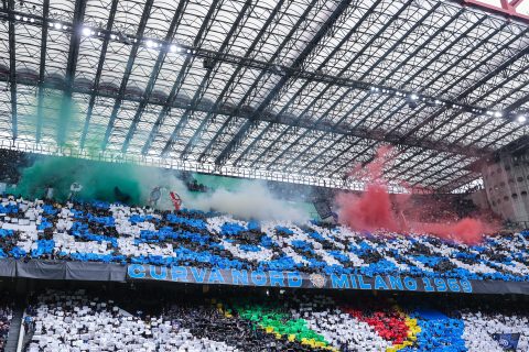 Inter fans celebrate scudetto with amazing tifo and parade
