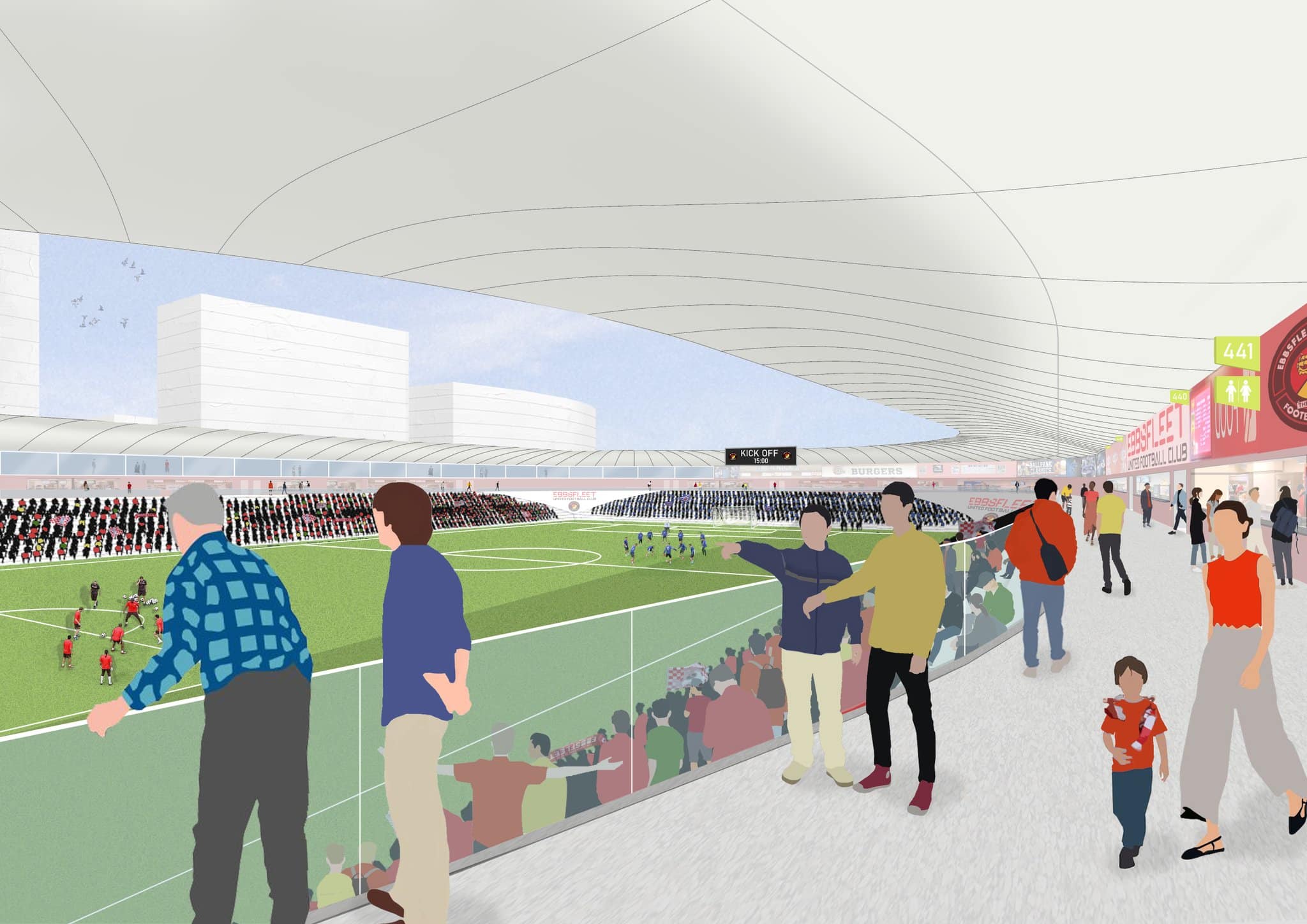 Ebbsfleet stadium redevelopment plans to go before council for first time
