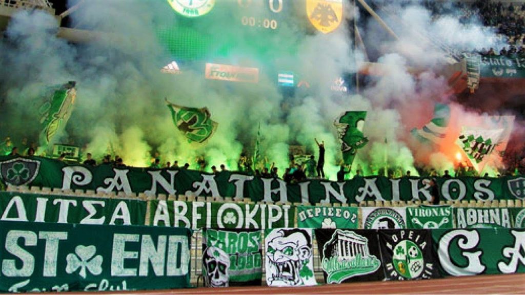 20-time league winners set to demolish country’s oldest stadium for stunning £111m upgrade 1 panathinaikos ultras gate 13 bes