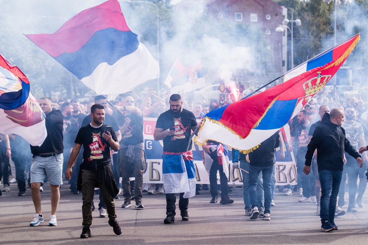 German police prepare for ‘violent’ Serbia fans ahead of England clash