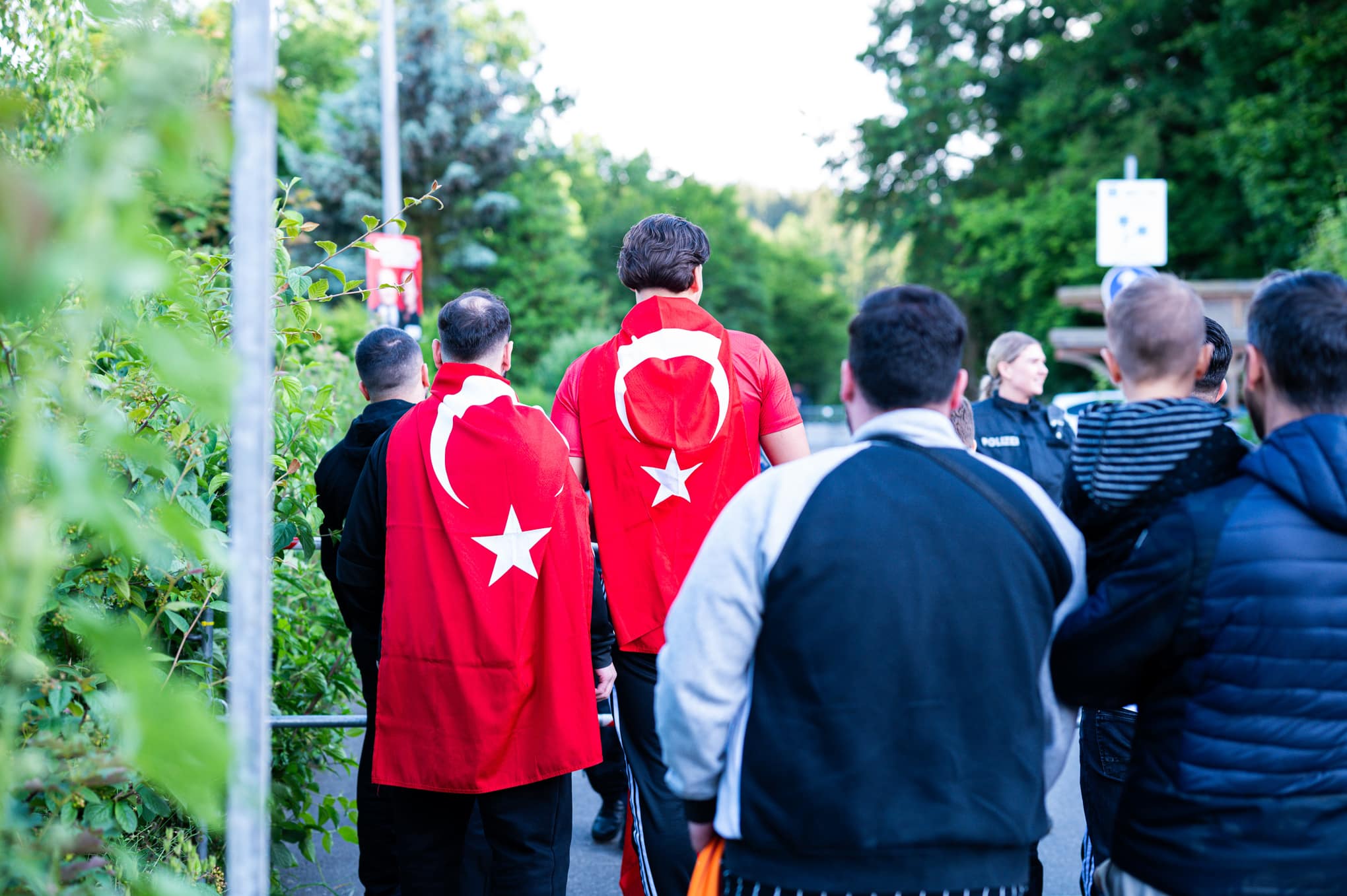Thousands of Georgia and Turkey fans gather in Dortmund ahead of Euro 2024 clash