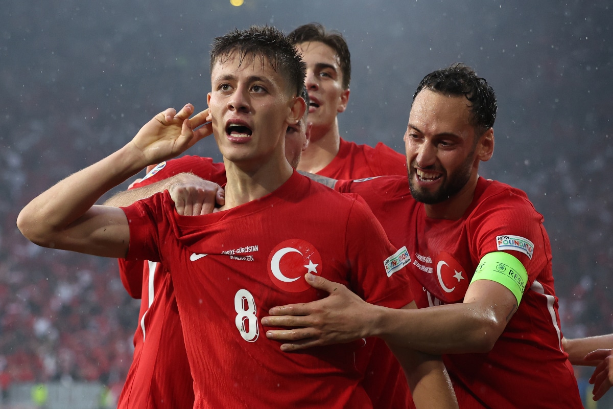 Turkey vs Georgia: Fighting in the stands, a leaking stadium and throwback football