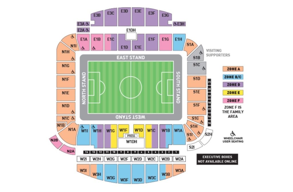 amex seating plan