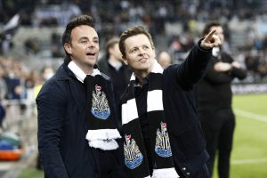 Ant & Dec spotted at St James' Park pitch side