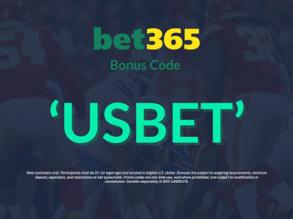 NFL Betting Promos: Bet365 Bonus Code &lsquo;USBET&rsquo; for $150 Bonus on Chiefs vs. Bills