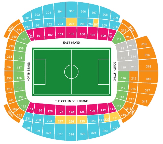 man city seating plan