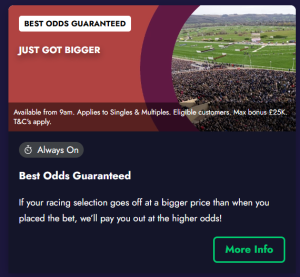 grosvenor best odds guaranteed horse racing UK