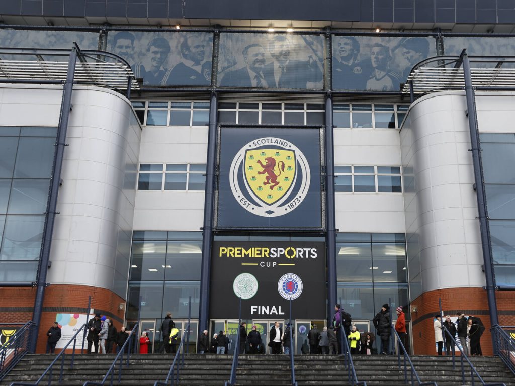 Old Firm Chaos: Celtic and Rangers fans clash in Glasgow ahead of cup final