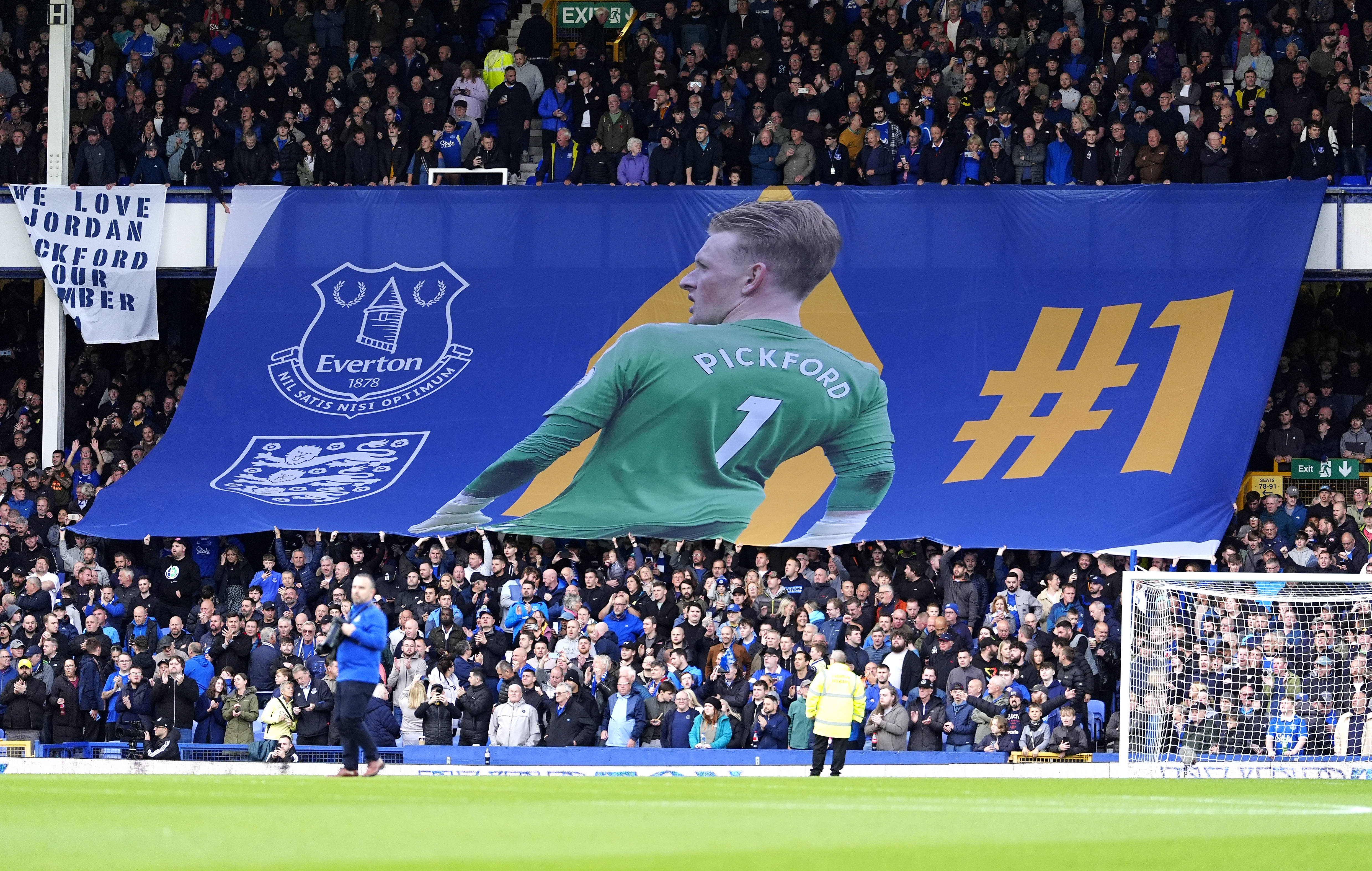 Jordan Pickford chant: Lyrics, tune and story behind Everton’s song for England’s number one goalkeeper