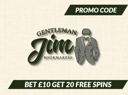 Gentleman Jim Promo Code: Bet £10, Get 20 Free Spins (2025)
