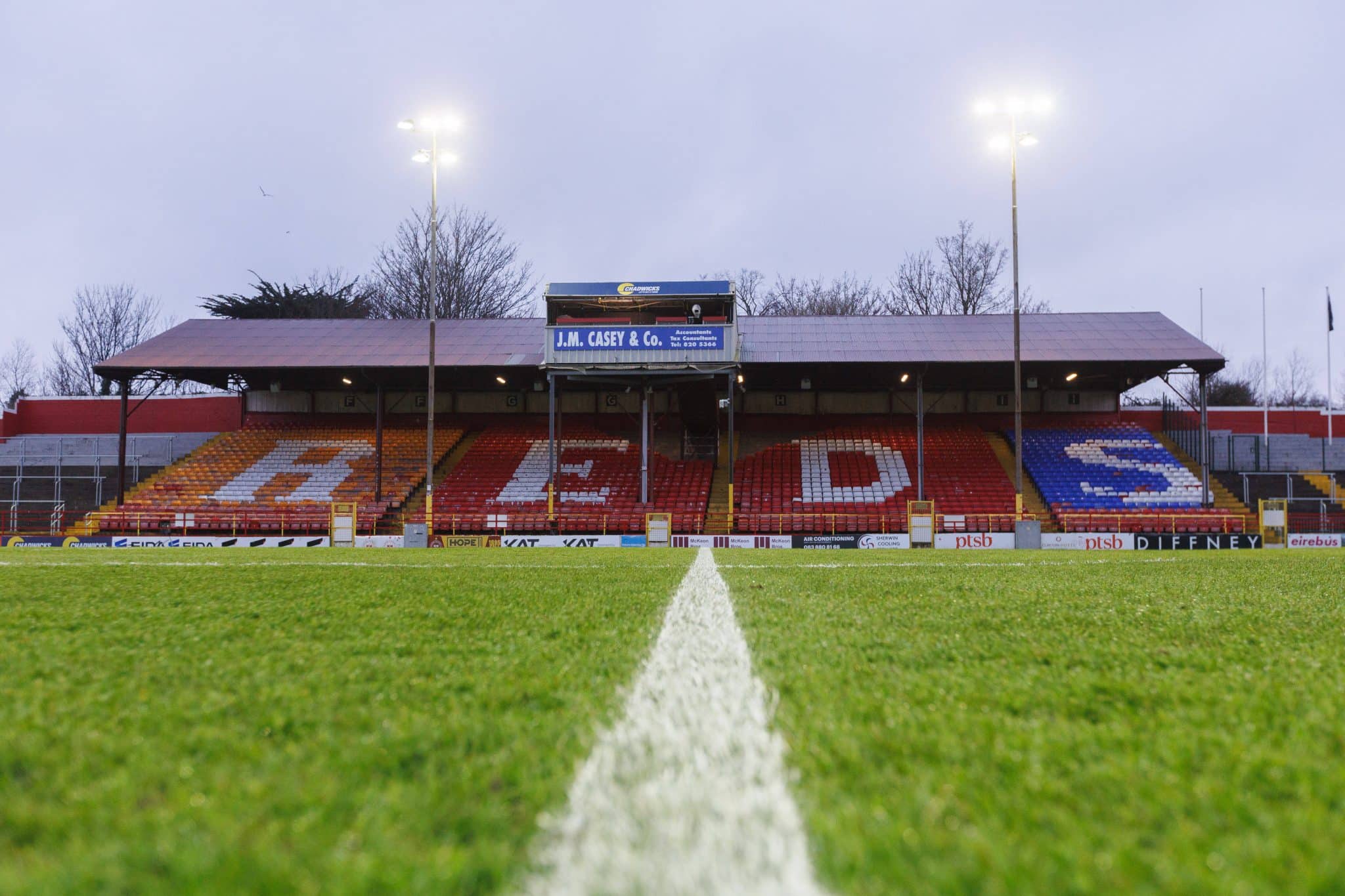 A view of Tolka Park 