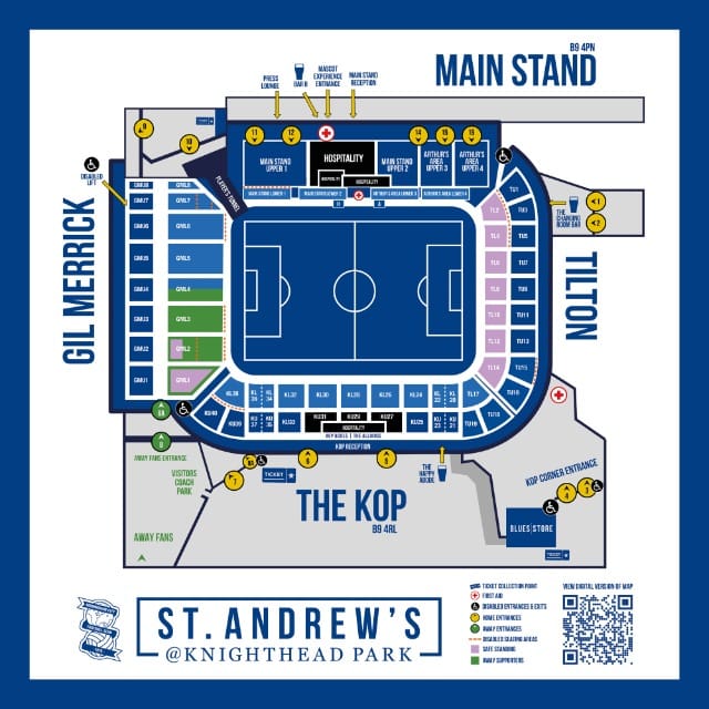 st andrew's seating plan