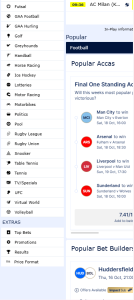 William hill betting & featured markets