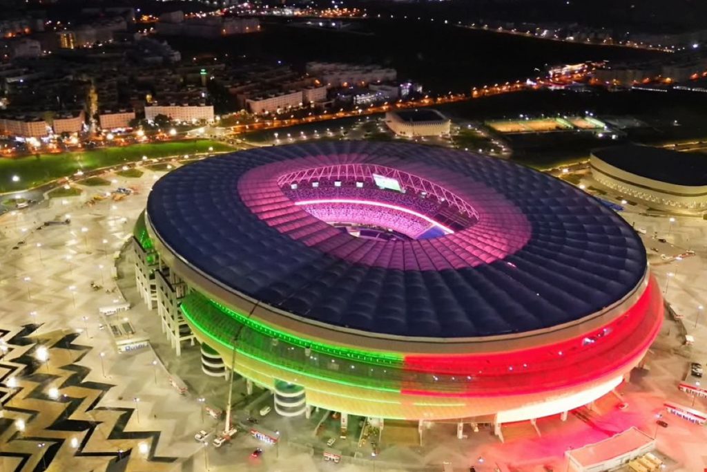 What are the 13 biggest stadiums in Africa? 6 Ibn Battuta Stadium