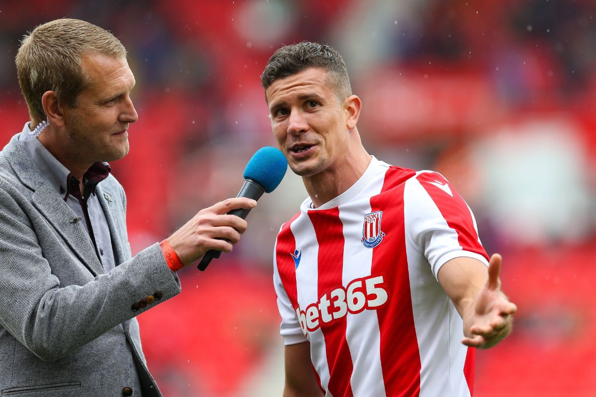 Stoke City fan and middleweight boxer Nathan Heaney pictured