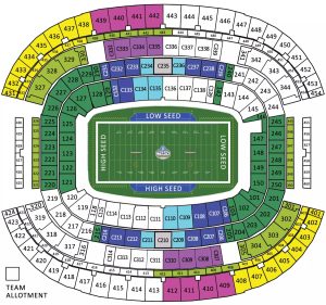 AT&T Stadium seating plan