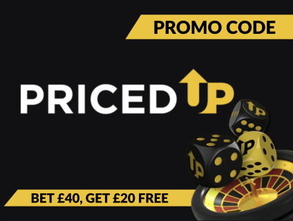 Priced Up Bet promo code: Bet £40, get £20 free bets in November 2025